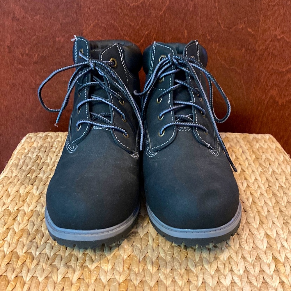 Boys Black “Work Boots”
